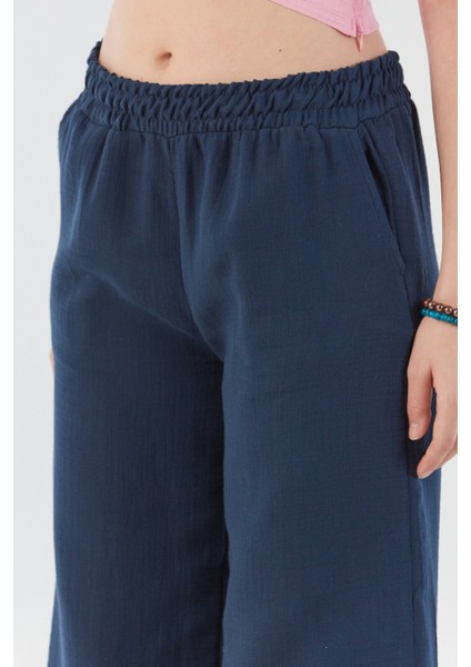 Beli Lastikli Cepli Keten Pantolon indirimleri