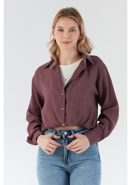 Basic Body Detaylı Kolyeli Gömlek