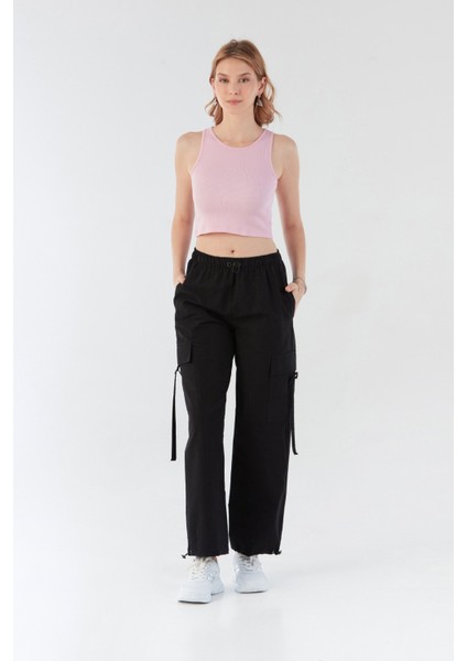 Beli Lastikli Paraşüt Kumaş Stoperli Jogger Pantolon