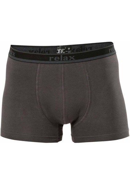 Pamuklu Esnek Erkek Boxer Füme - 1268A