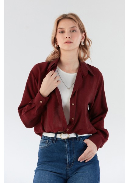 Basic Body Detaylı Kolyeli Gömlek