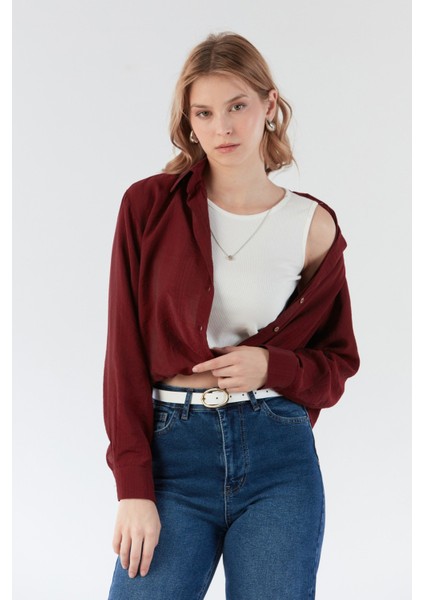 Basic Body Detaylı Kolyeli Gömlek