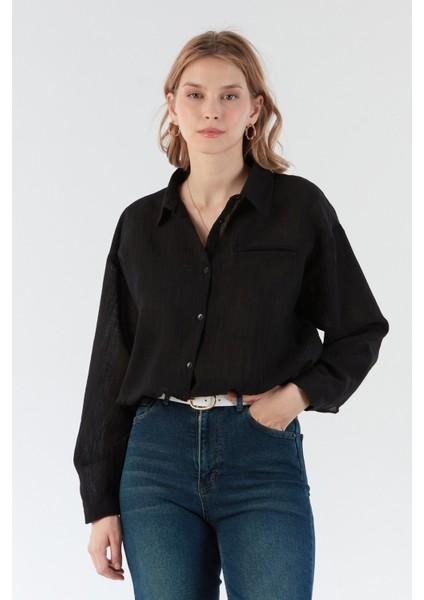 Basic Beli Lastikli Cep Detaylı Gömlek fiyatları