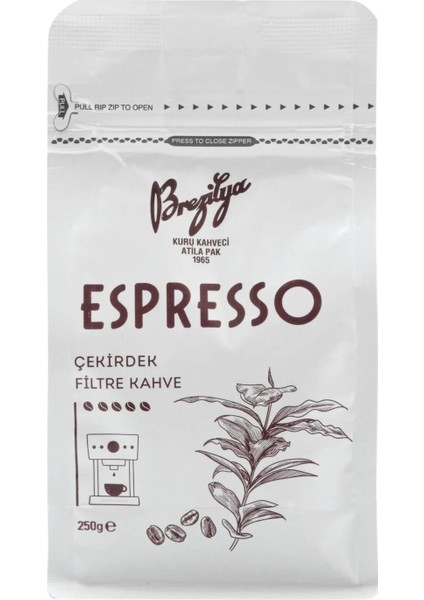 Espresso Çekirdek Kahve 250 gr Espresso Çekirdek Kahve 250 gr