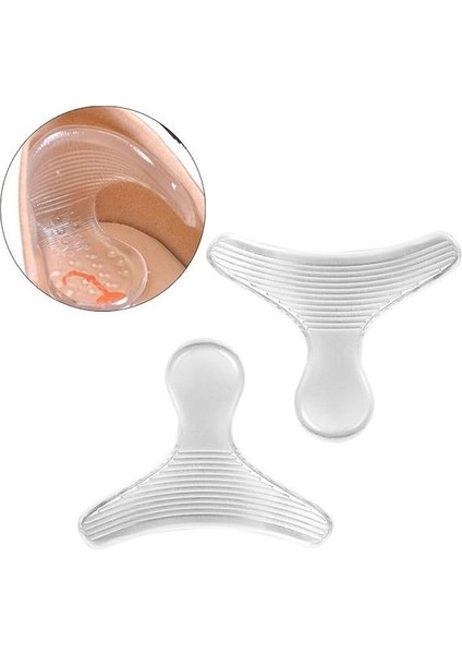 2 Çift T Şekilli Ayakkabı Topuk Vurma Silikon Ped fiyatları