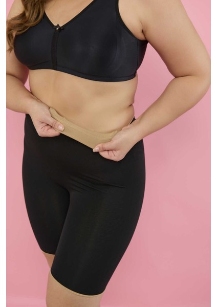 Yeni Inci Çift Taraflı Korse Ten-Siyah