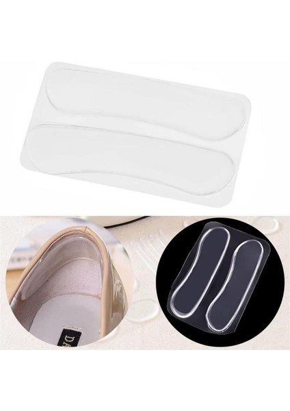 Ayakkabı Vurma Önleyici Şeffaf Silikon Topuk Yastığı 2 Çift fiyatları