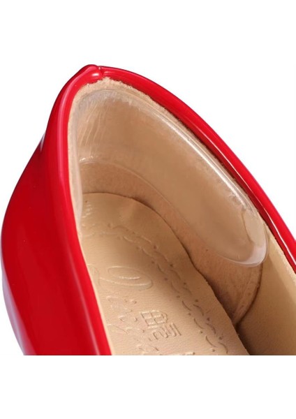 Ayakkabı Vurma Önleyici Şeffaf Silikon Topuk Yastığı 2 Çift indirimleri