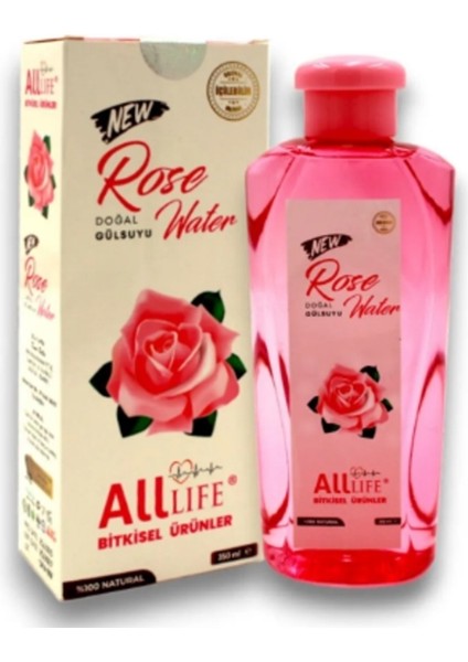 Saf Doğal Içilebilir Gül Suyu 350 ml
