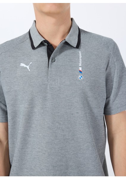 62415403 Bmw Mms Polo Medium Gray H Siyah Polo Yaka Regular Fit Düz Erkek T-Shirt fırsatları