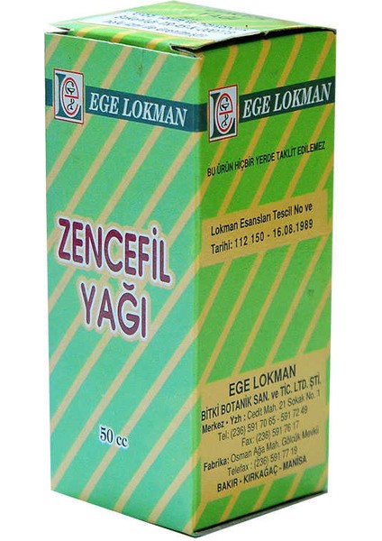 Zencefil Yağı 50 cc