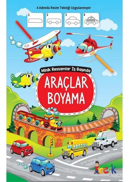 Minik Ressam Iş Başında -Araçlar Boyama