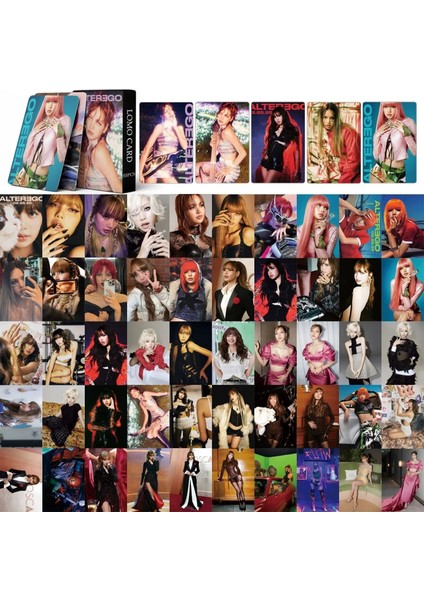 Blackpınk Lisa '' Alter Ego '' Çift Yön Baskılı Lomo Card Seti fiyatları