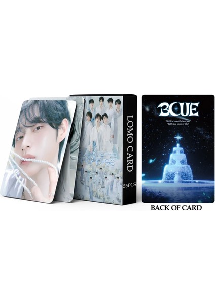 Zerobaseone '' Blue Paradise '' Çift Yön Baskılı Lomo Card Seti indirimleri