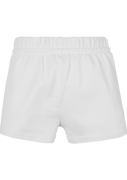 Lastikli Bel Regular Fit Beyaz Kız Çocuk Şort IG0IG02959YAF fiyatları