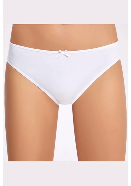 Likralı Fiyonklu Kadın Bikini Külot 10 Adet