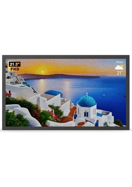 Büyük Siyah Dijital Resim Çerçevesi 21.5" 32 GB