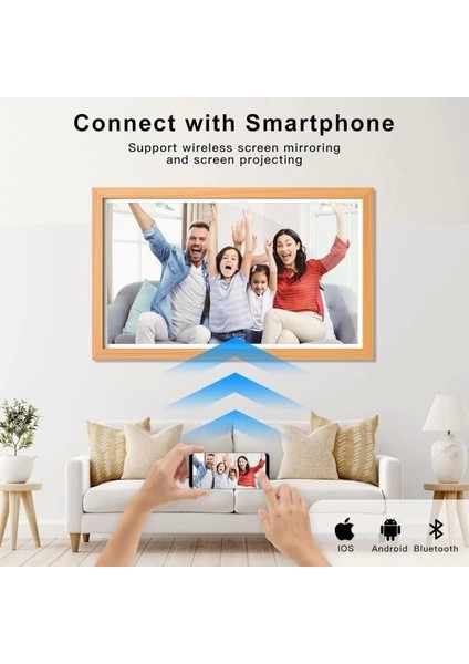 Büyük Dijital Resim Çerçevesi 21.5 Inç 32 GB
