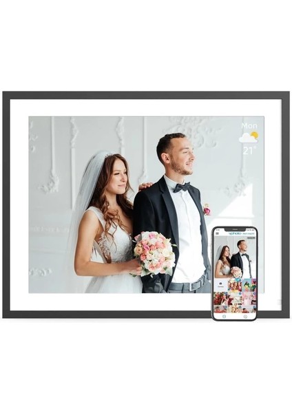Büyük Dijital Resim Çerçevesi 17 Inç 32 GB