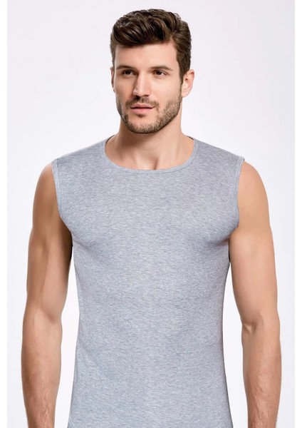 Gri Bisiklet Yaka Atlet