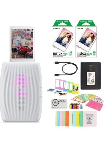 Instax Mini Link 3 Akıllı Telefon Yazıcısı Beyaz