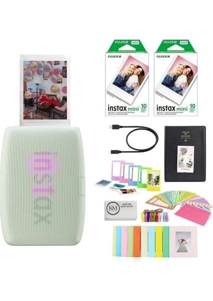 Instax Mini Link 3 Akıllı Telefon Yazıcısı Yeşil