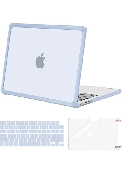 Mosıso MacBook Air 13 Inç ile Uyumlu Kılıf Mavi