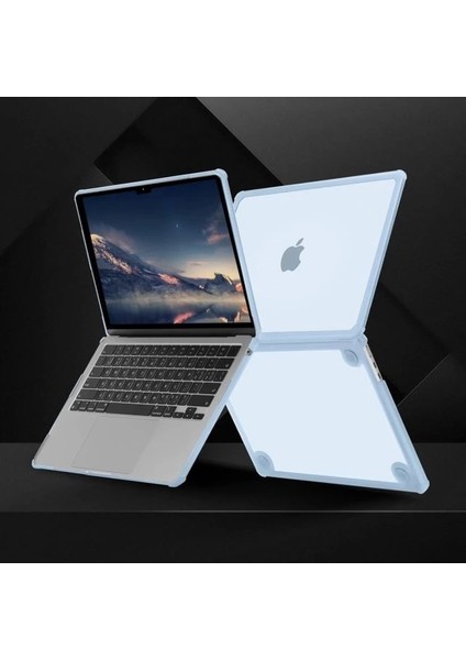 Mosıso MacBook Air 13 Inç ile Uyumlu Kılıf Mavi