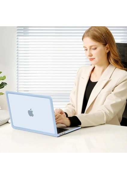 Mosıso MacBook Air 13 Inç ile Uyumlu Kılıf Mavi