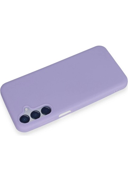 Samsung Galaxy M15 Kılıf First Silikon - Lila Dpmah
