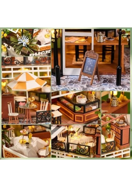 Dıy Ahşap Dollhouse ve Minyatür Mobilya The Duchess's Tea Room indirimleri