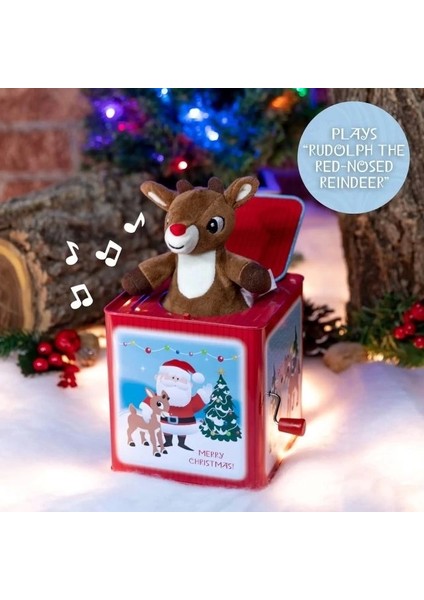 Kırmızı Burunlu Ren Geyiği Rudolph Kutudaki Jack fiyatları