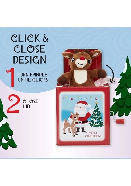 Kırmızı Burunlu Ren Geyiği Rudolph Kutudaki Jack fırsatları