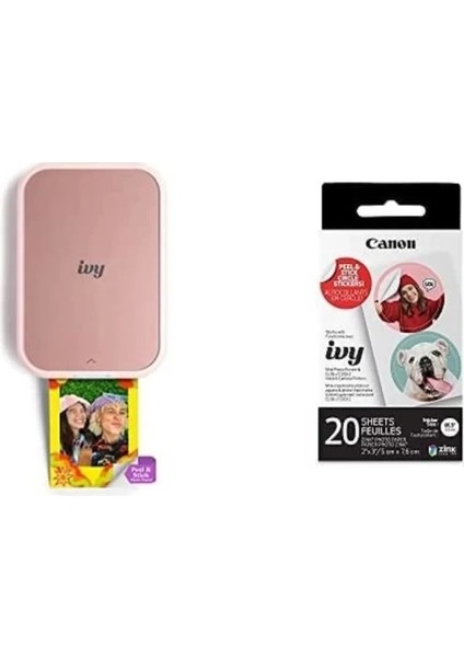 Ivy 2 Mini Fotoğraf Yazıcısı Pembe Ivy 2