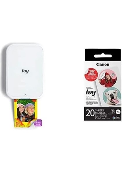 Ivy 2 Mini Fotoğraf Yazıcısı Beyaz Ivy 2
