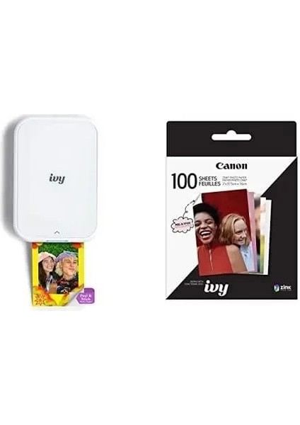 Ivy 2 Mini Fotoğraf Yazıcısı Beyaz Ivy 2