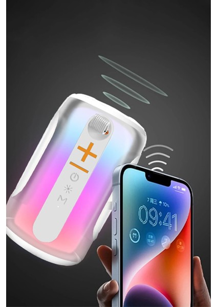 Pluse 8 Rgb Kablosuz Hoparlör - Beyaz Dpmah