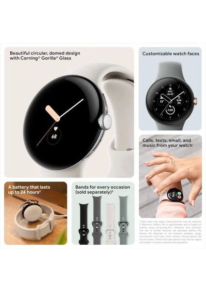 Pixel Watch Android Akıllı Saat Lte