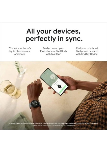 Pixel Watch Android Akıllı Saat Lte