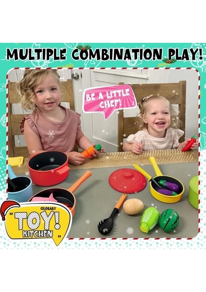 Gılobaby Play Mutfak Aksesuarları Kırmızı