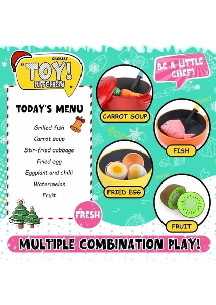 Gılobaby Play Mutfak Aksesuarları Kırmızı
