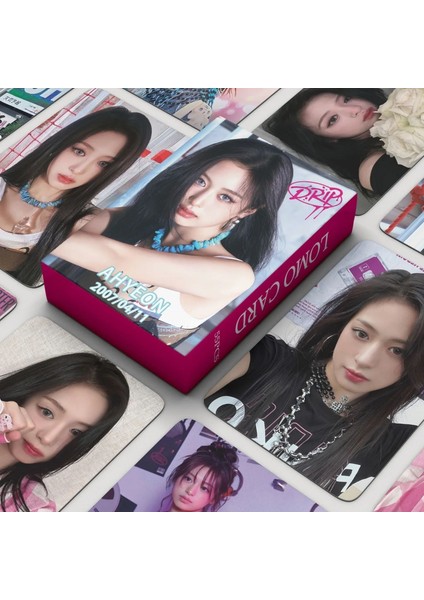 Babymonster Ahyeon '' Drip '' Çift Yön Baskılı Lomo Card Seti