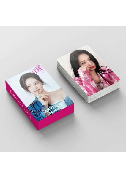 Babymonster Ahyeon '' Drip '' Çift Yön Baskılı Lomo Card Seti