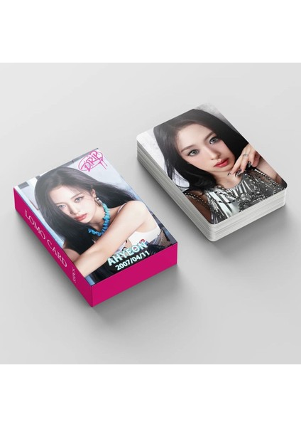 Babymonster Ahyeon '' Drip '' Çift Yön Baskılı Lomo Card Seti
