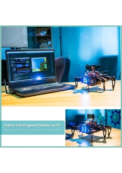 Raspclaws Hexapod Örümcek Robot Kiti