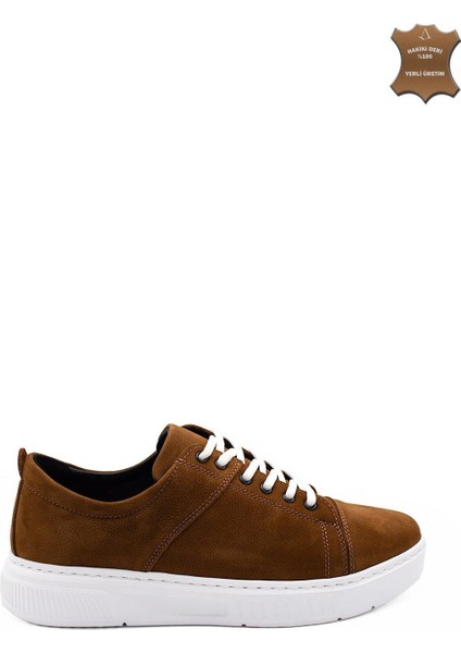 Erkek Sneaker Deri Ayakkabı 082Y24E40748