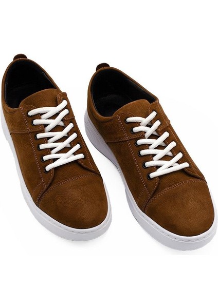 Erkek Sneaker Deri Ayakkabı 082Y24E40748