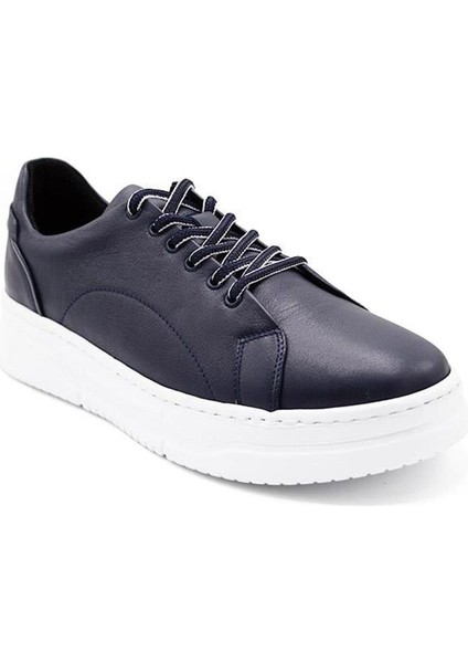 Erkek Sneaker Deri Ayakkabı 082Y24E40716