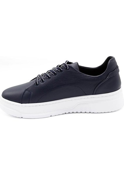 Erkek Sneaker Deri Ayakkabı 082Y24E40716