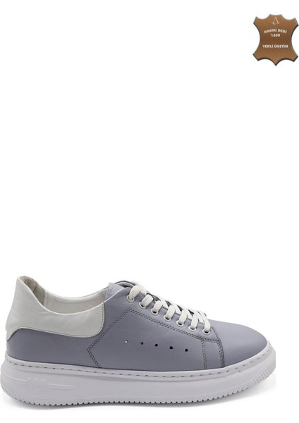 Erkek Sneaker Deri Ayakkabı 082Y24E40746